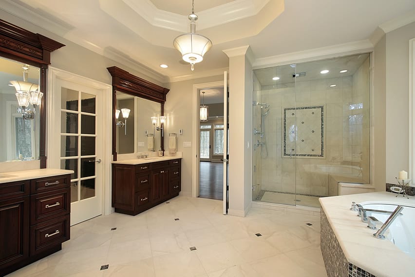 master-bath-upscale-home-brown-cabinets